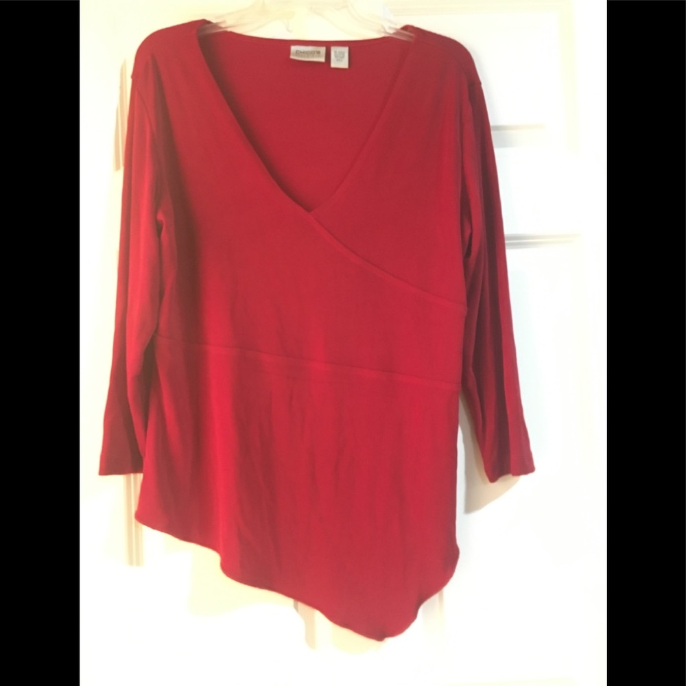 Chico’s Traveller’s red tunic